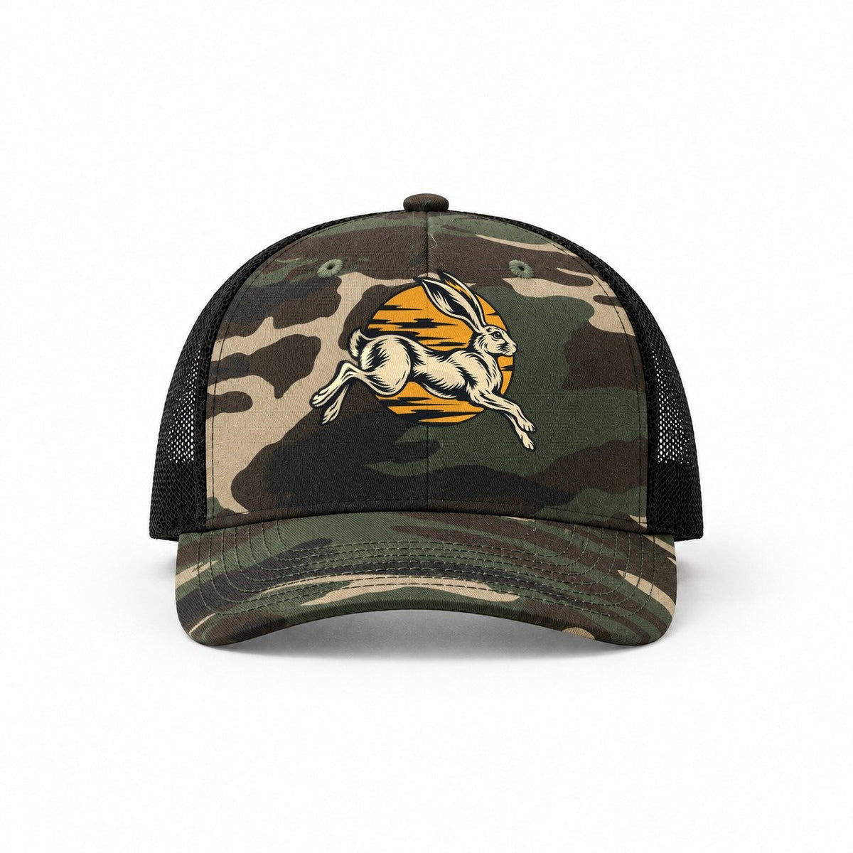 Woodland Camo-Black — front view