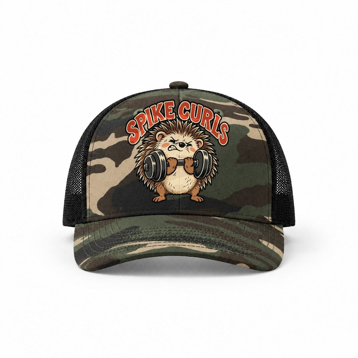 Woodland Camo-Black — front view