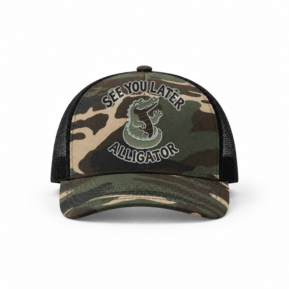 Woodland Camo-Black — front view