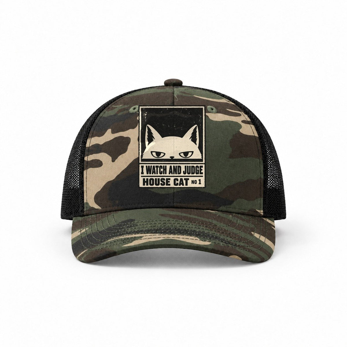 Woodland Camo-Black — front view