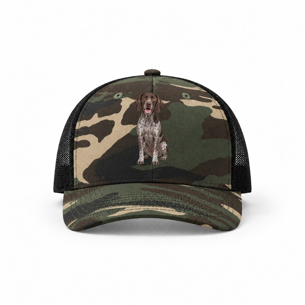 Woodland Camo-Black — front view