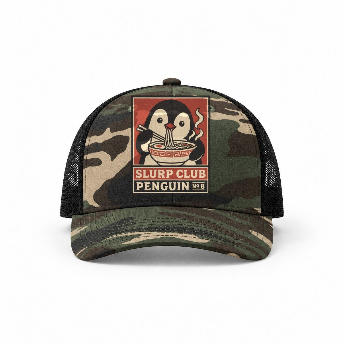 Woodland Camo-Black — front view