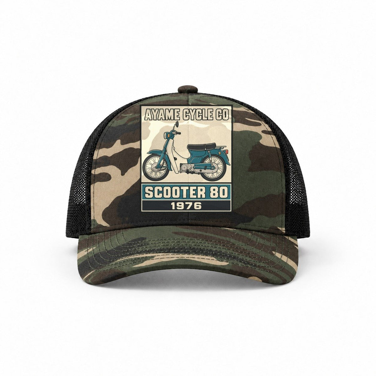 Woodland Camo-Black — front view