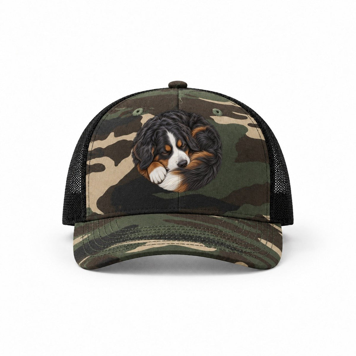 Woodland Camo-Black — front view