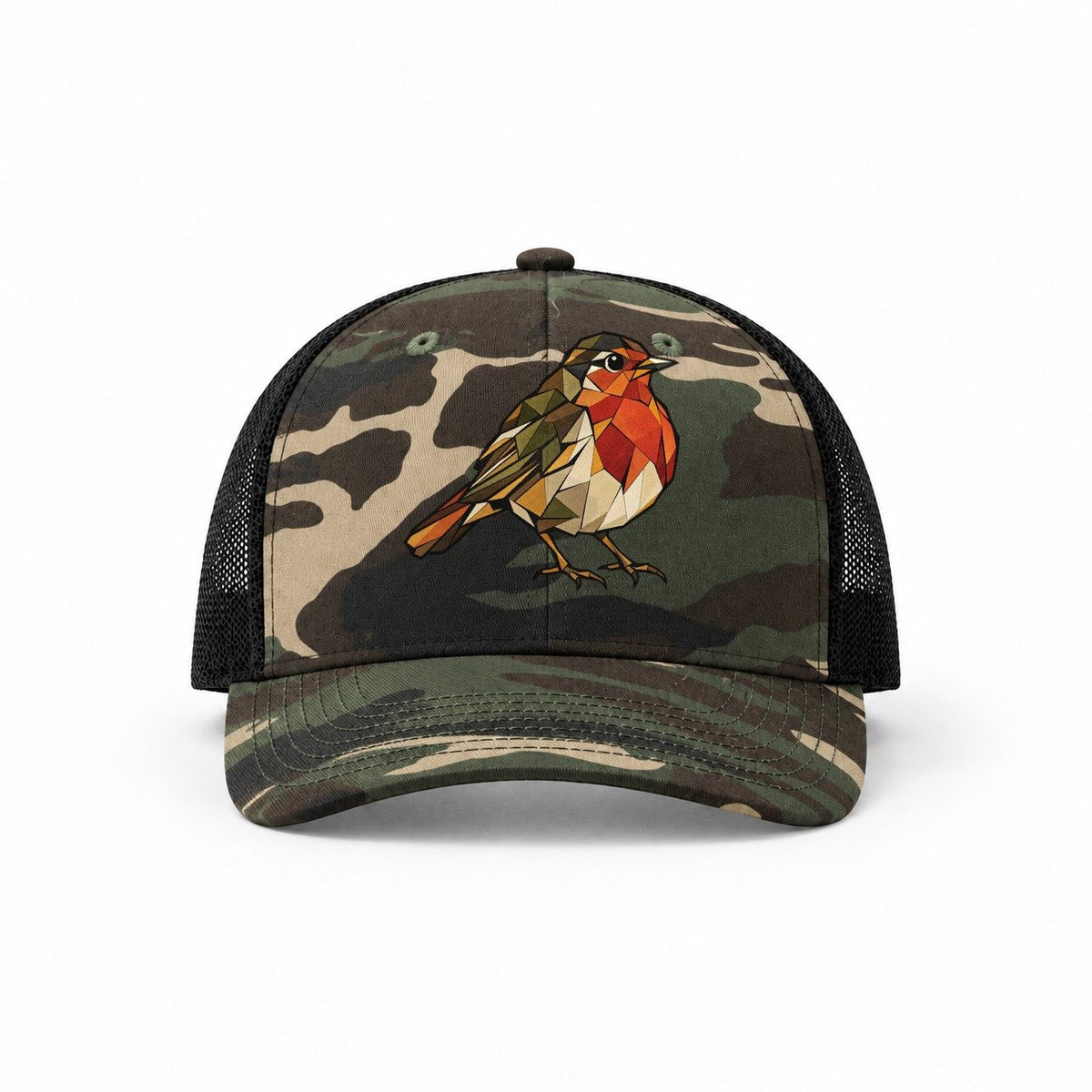 Woodland Camo-Black — front view