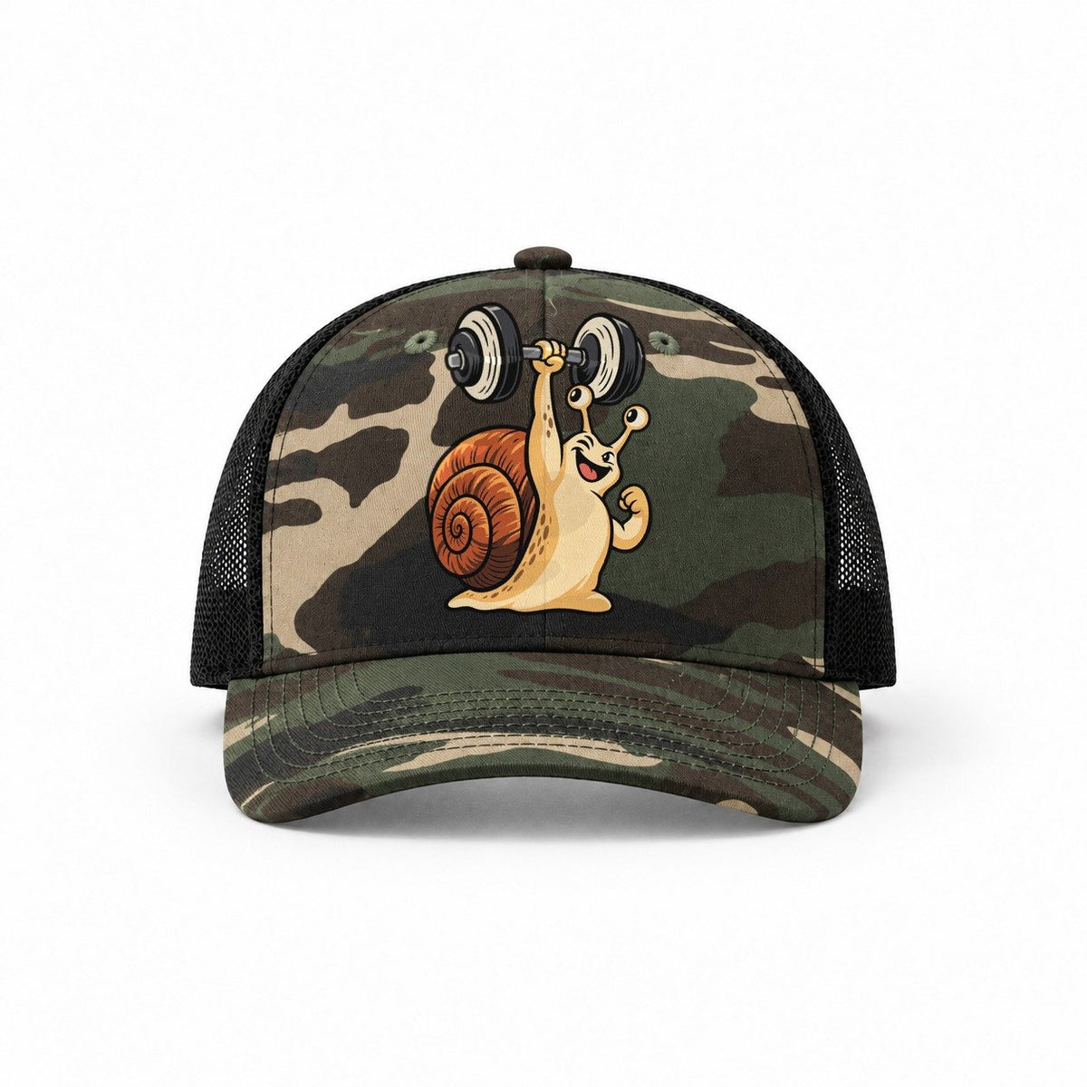 Woodland Camo-Black — front view
