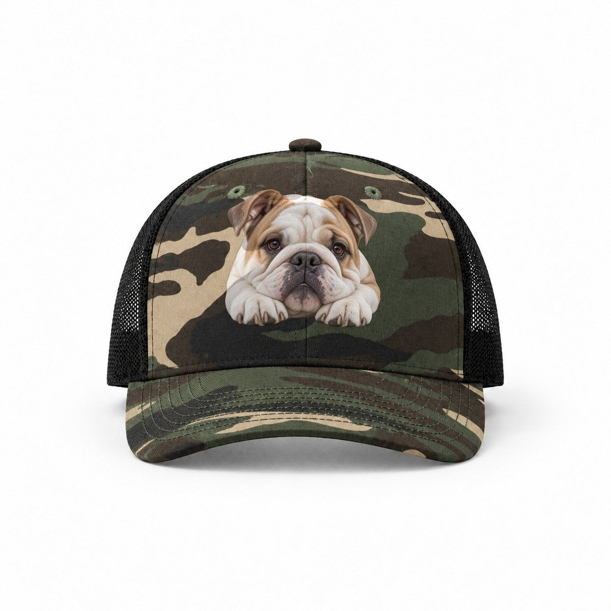Woodland Camo-Black — front view