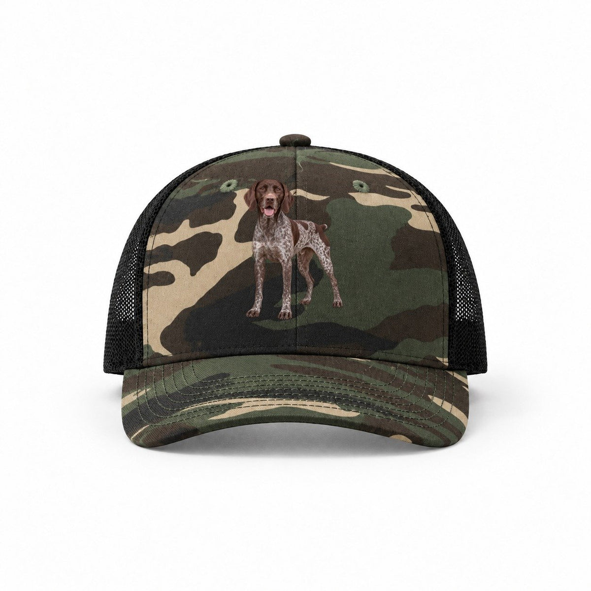 Woodland Camo-Black — front view