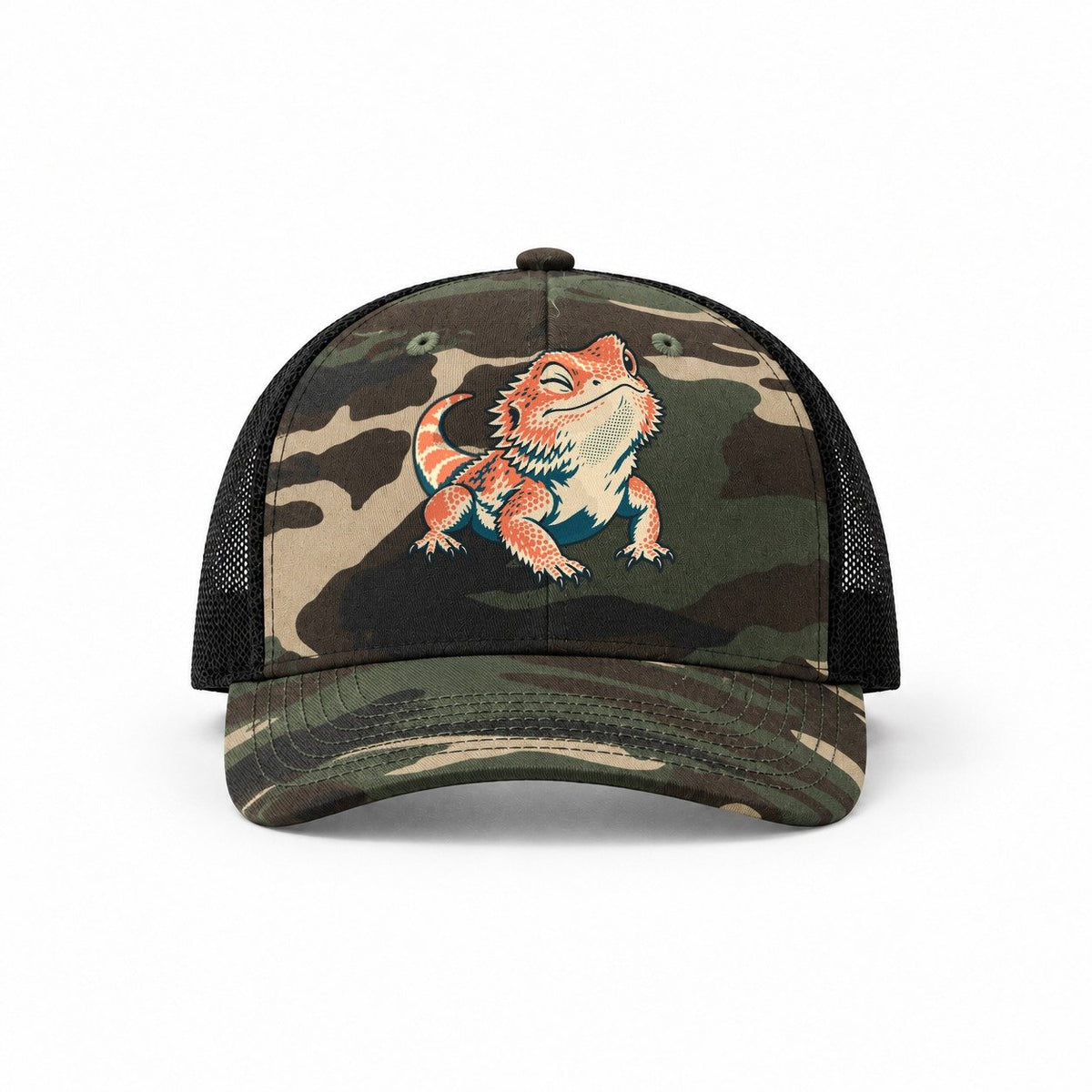 Woodland Camo-Black — front view