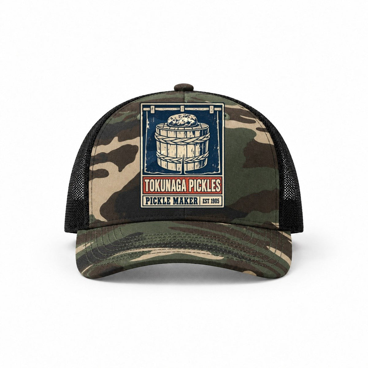 Woodland Camo-Black — front view