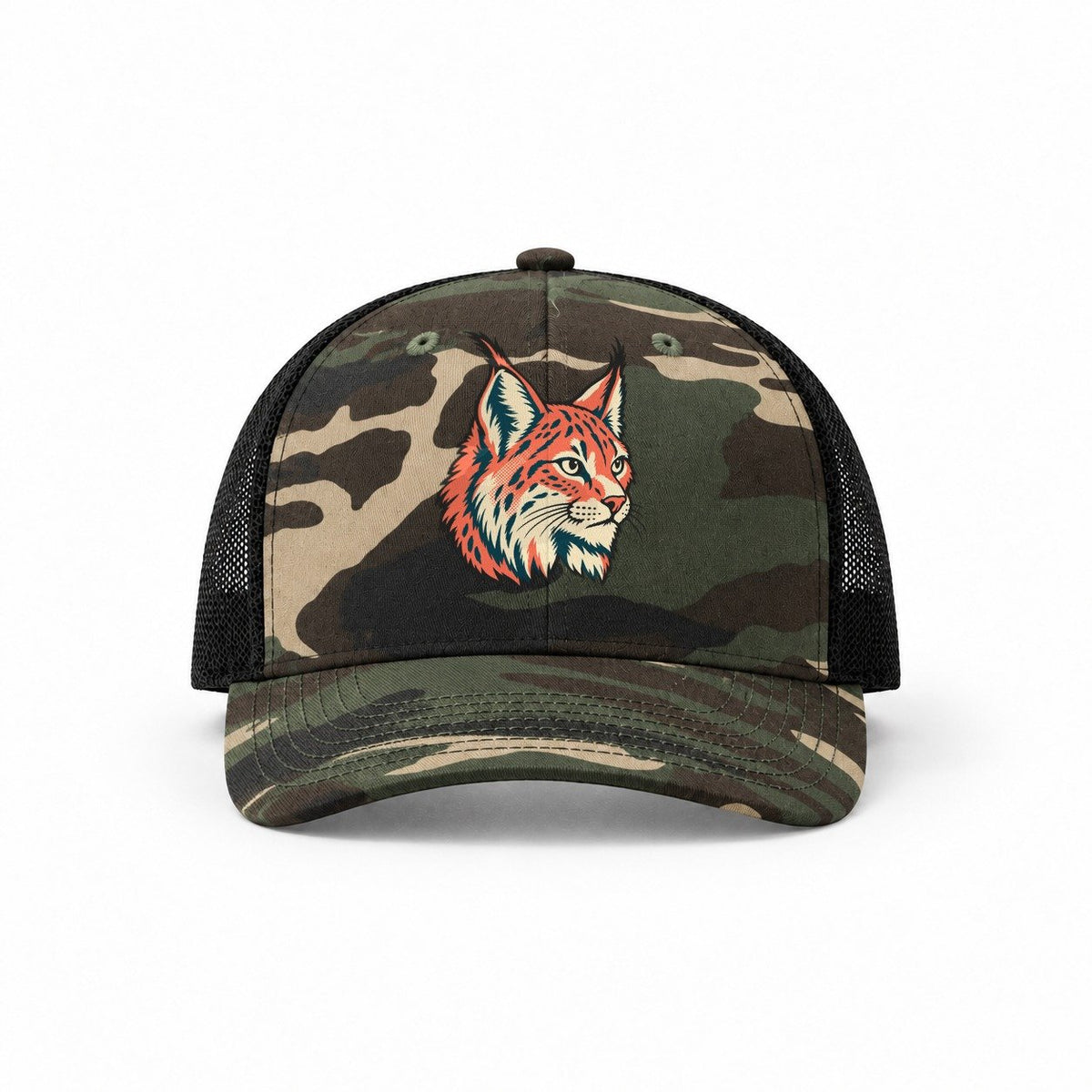 Woodland Camo-Black — front view