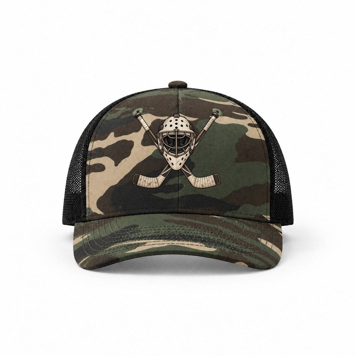 Woodland Camo-Black — front view