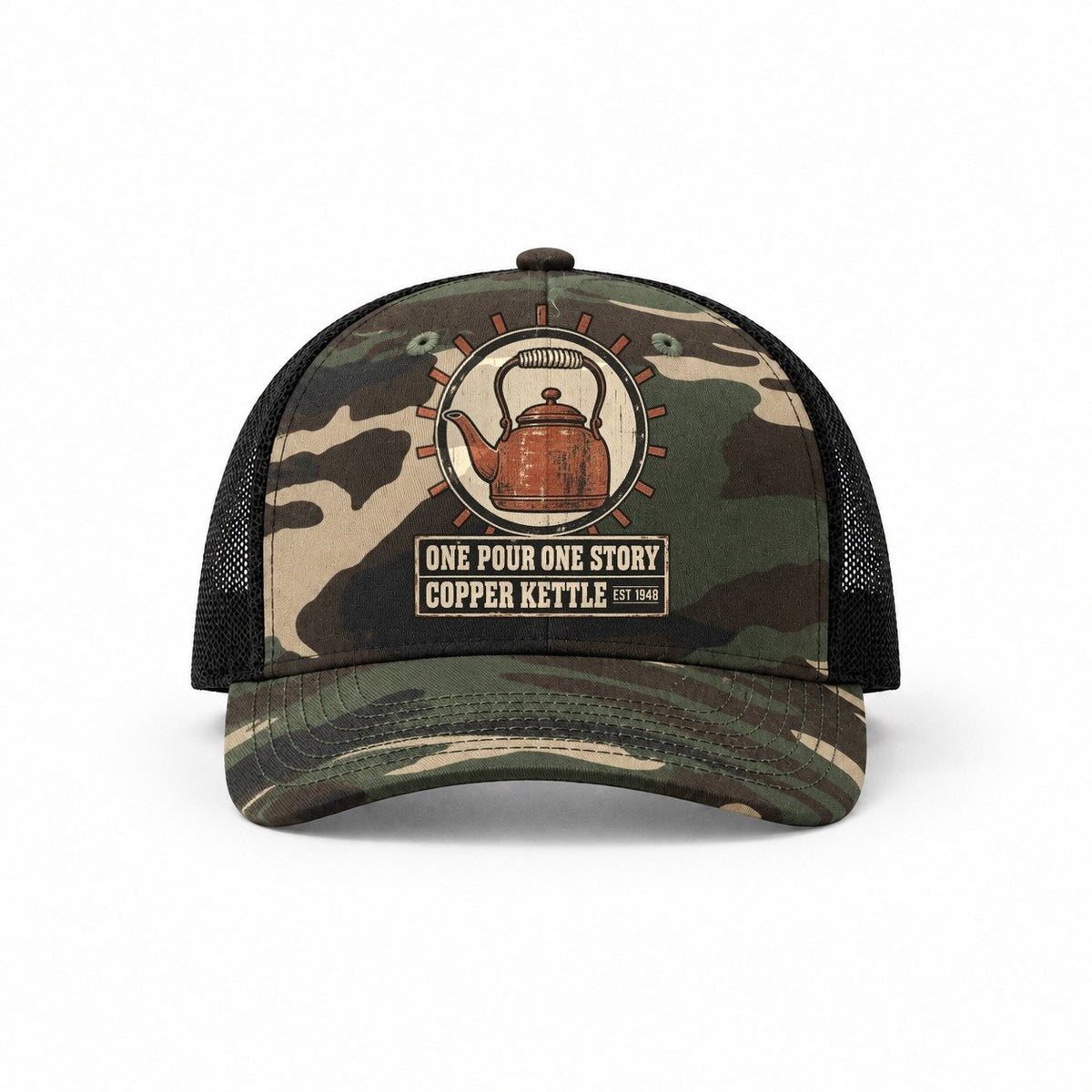 Woodland Camo-Black — front view
