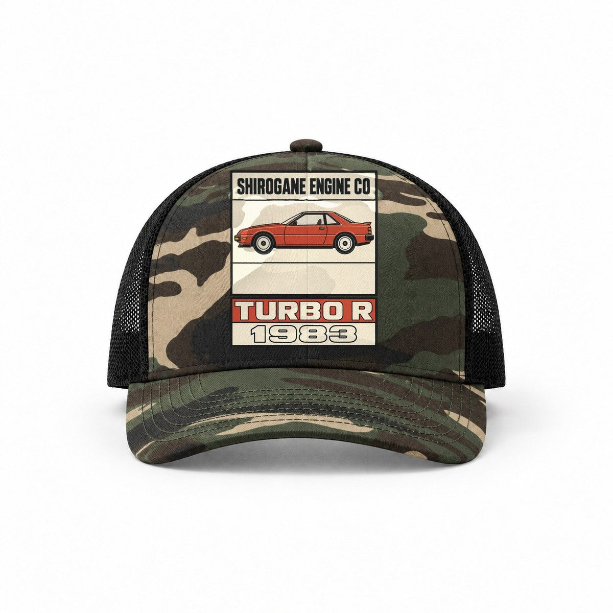 Woodland Camo-Black — front view