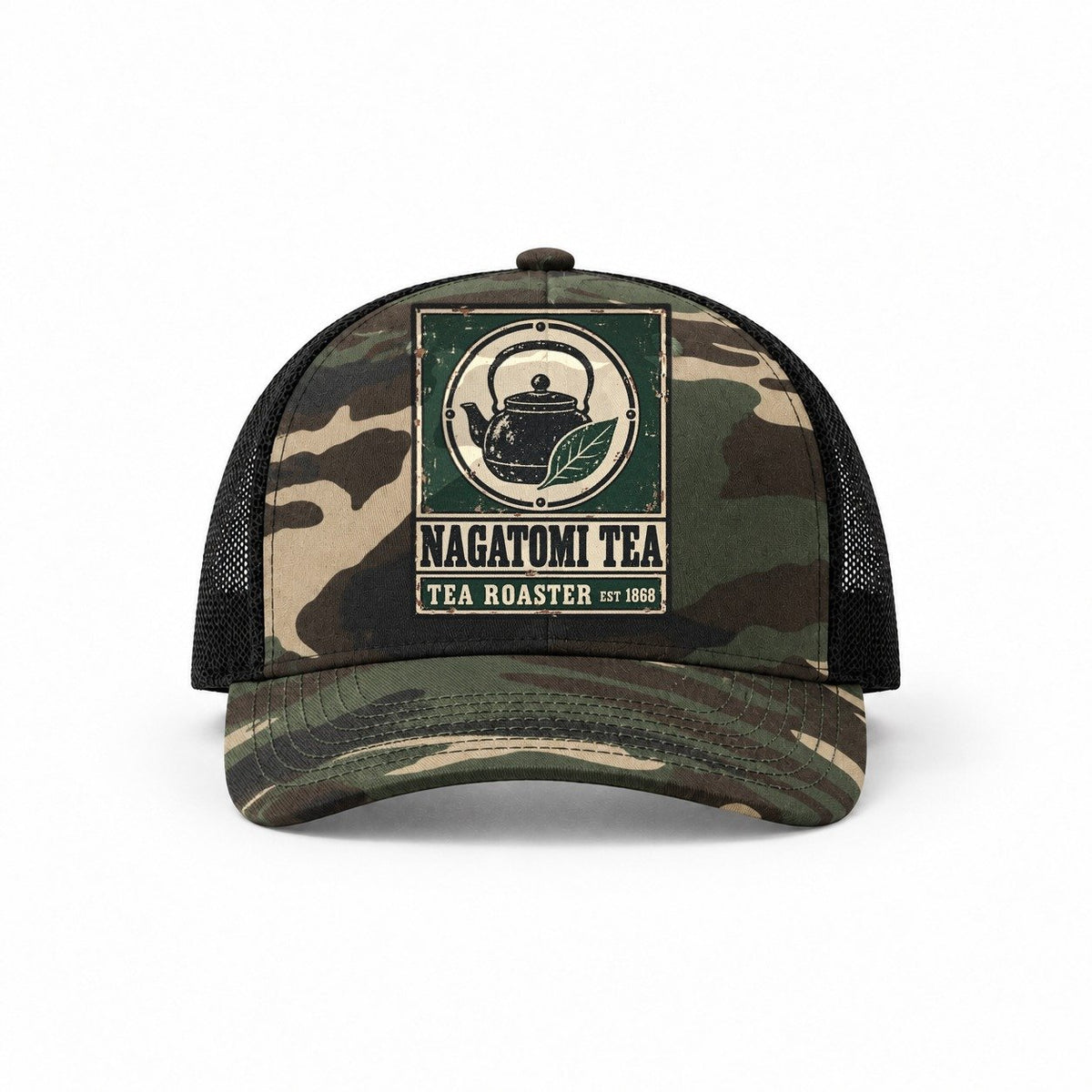 Woodland Camo-Black — front view