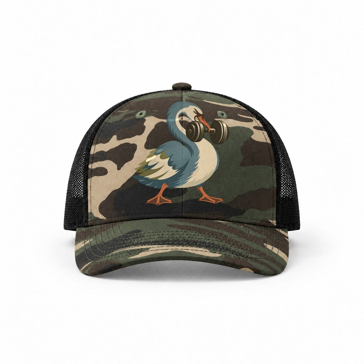 Woodland Camo-Black — front view