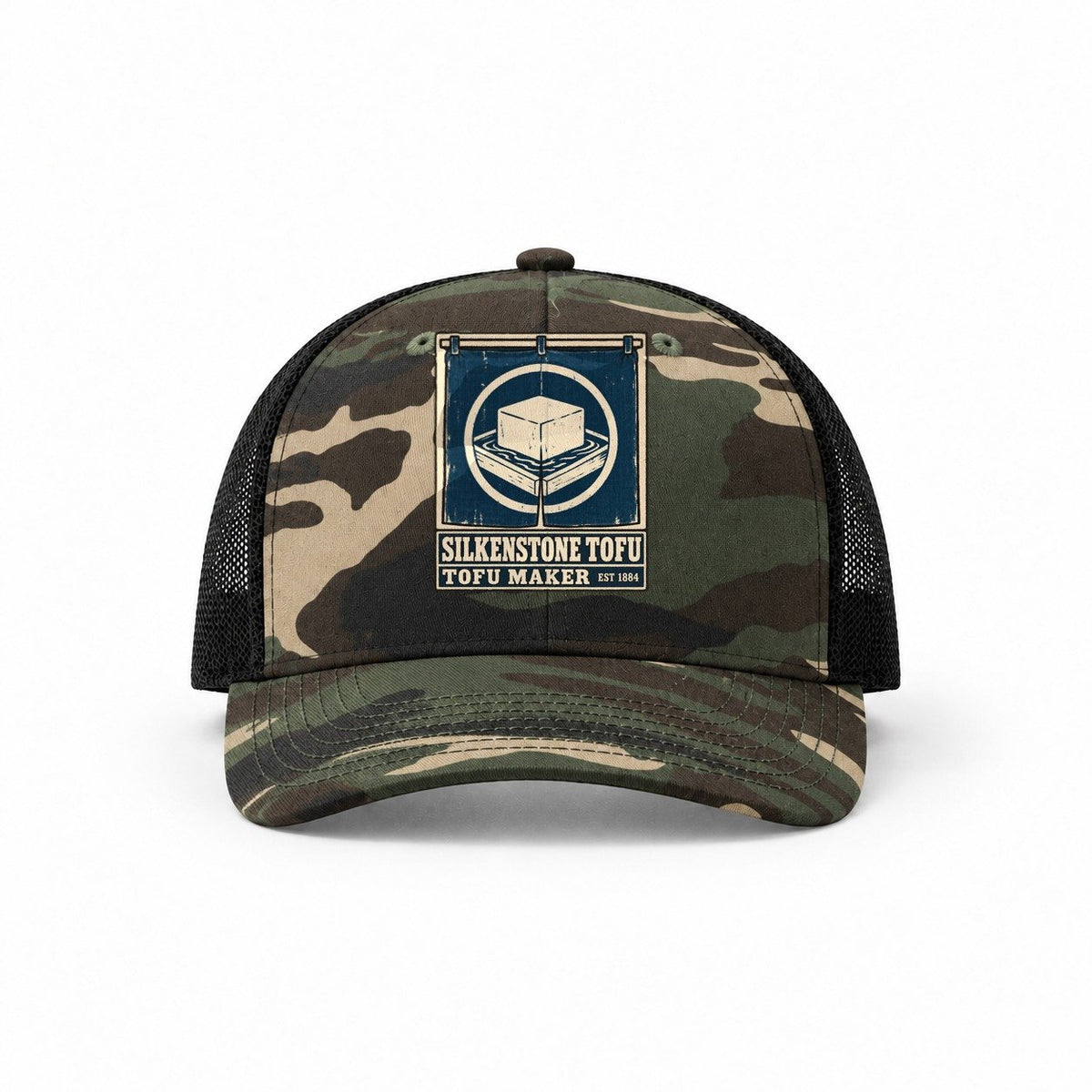 Woodland Camo-Black — front view