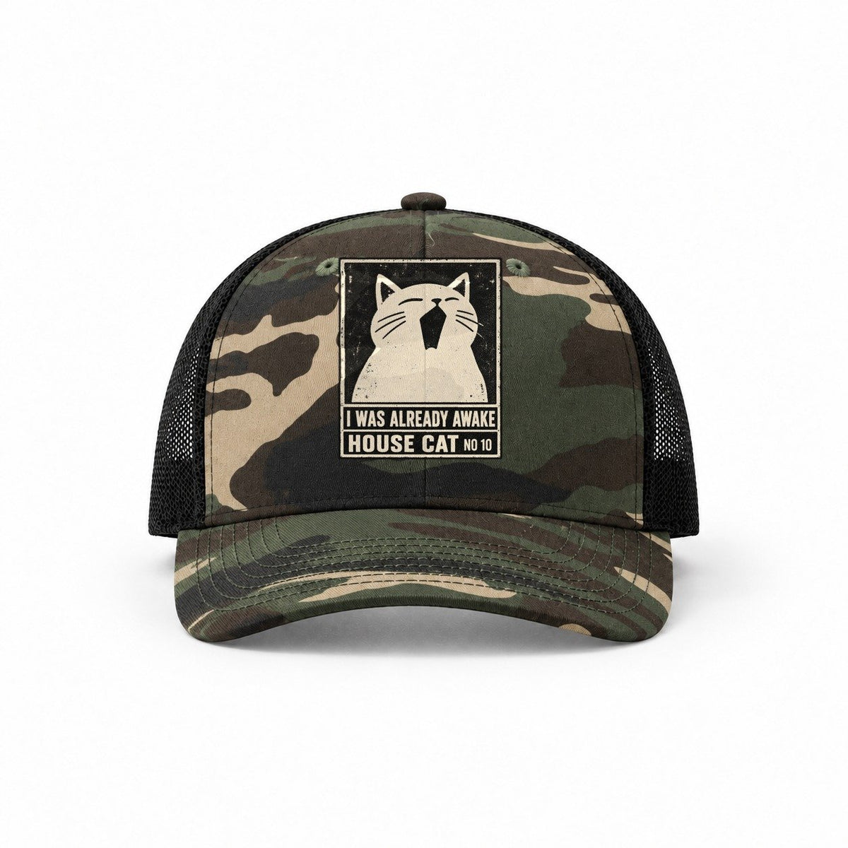 Woodland Camo-Black — front view