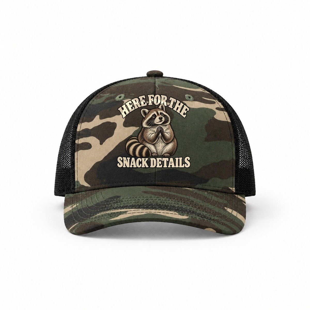 Woodland Camo-Black — front view