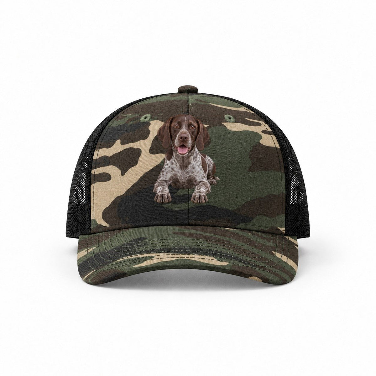 Woodland Camo-Black — front view