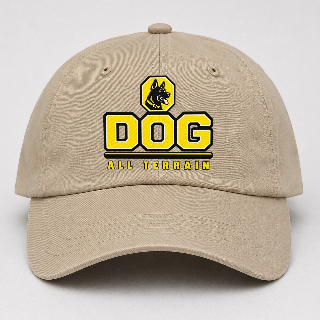 Dog All Terrain Heavy Duty Baseball Cap – Khaki