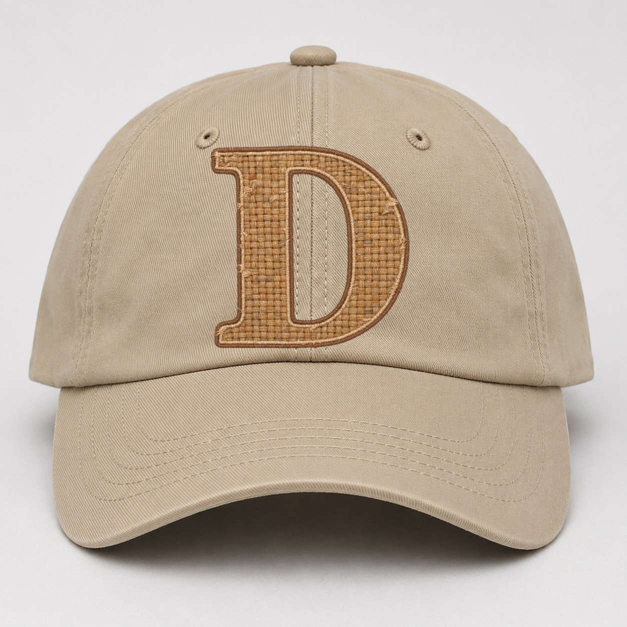 Woven Tweed D Monogram Baseball Cap – Khaki