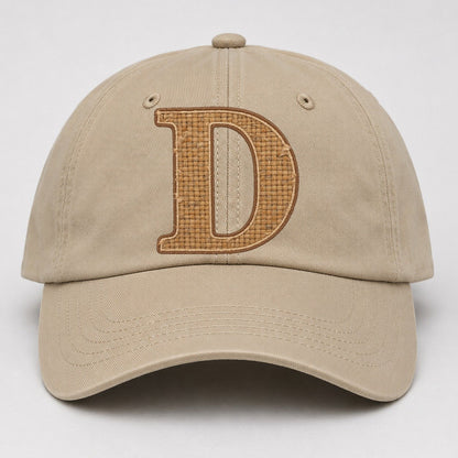 Woven Tweed D Monogram Baseball Cap – Khaki
