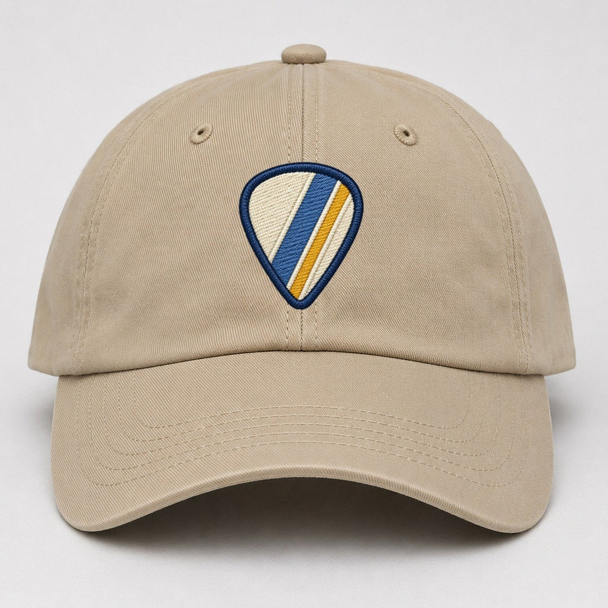 Guitar Pick Tiny Solo Marks Baseball Cap – Khaki