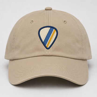 Guitar Pick Tiny Solo Marks Baseball Cap – Khaki