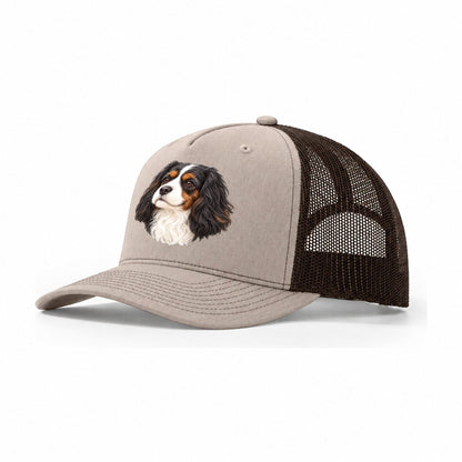 Cavalier Tricolour Smile Pastimes Companions Trucker Hat – Khaki Brown