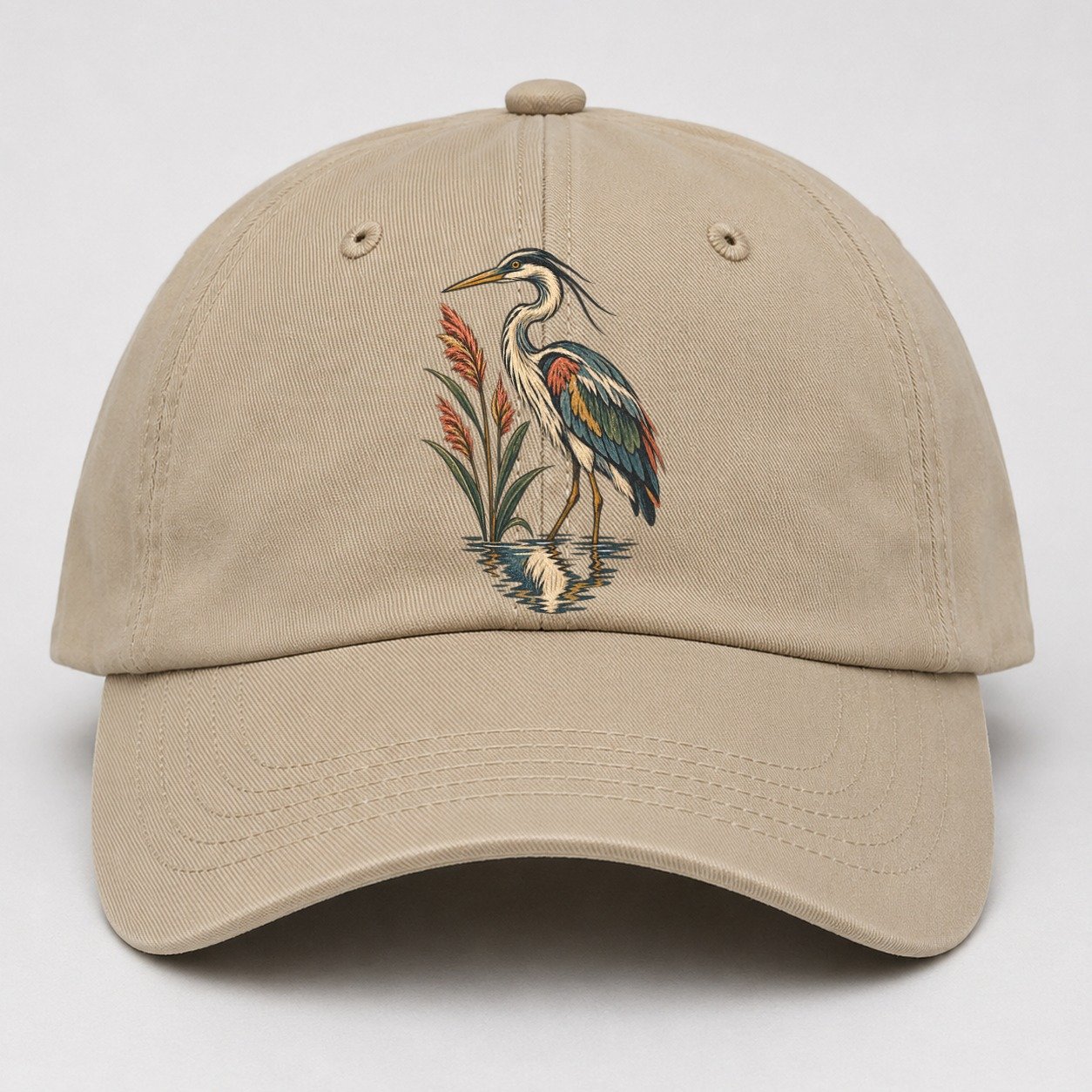 Heron Reed Mirror Gentle Wild Baseball Cap – Khaki