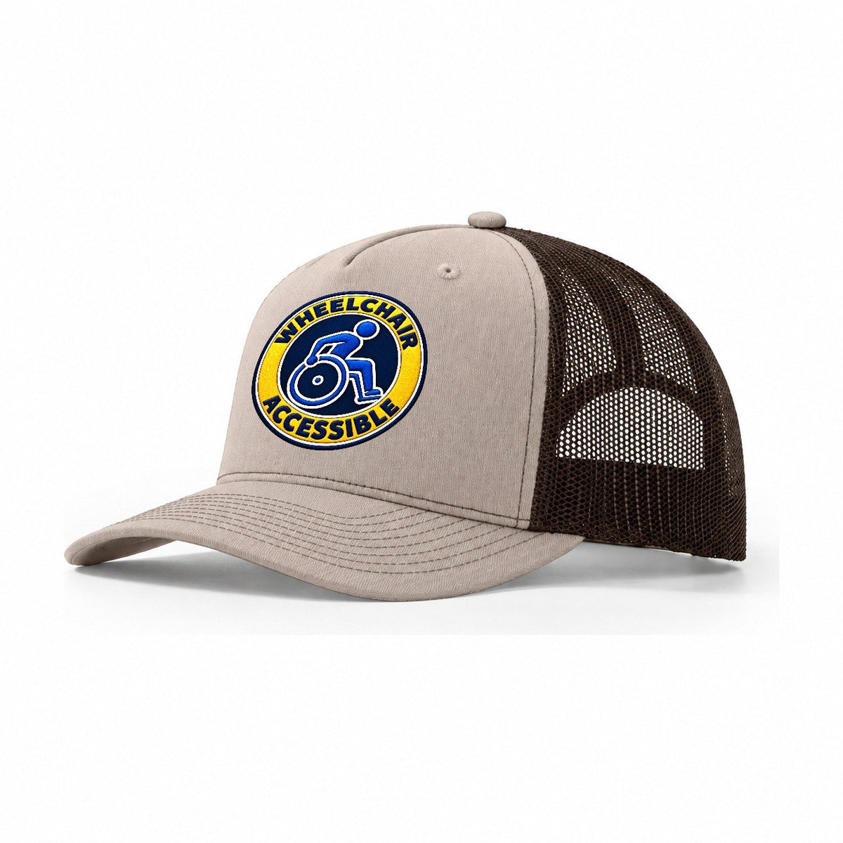 Active Wheelchair Accessible Trucker Hat – Khaki Brown