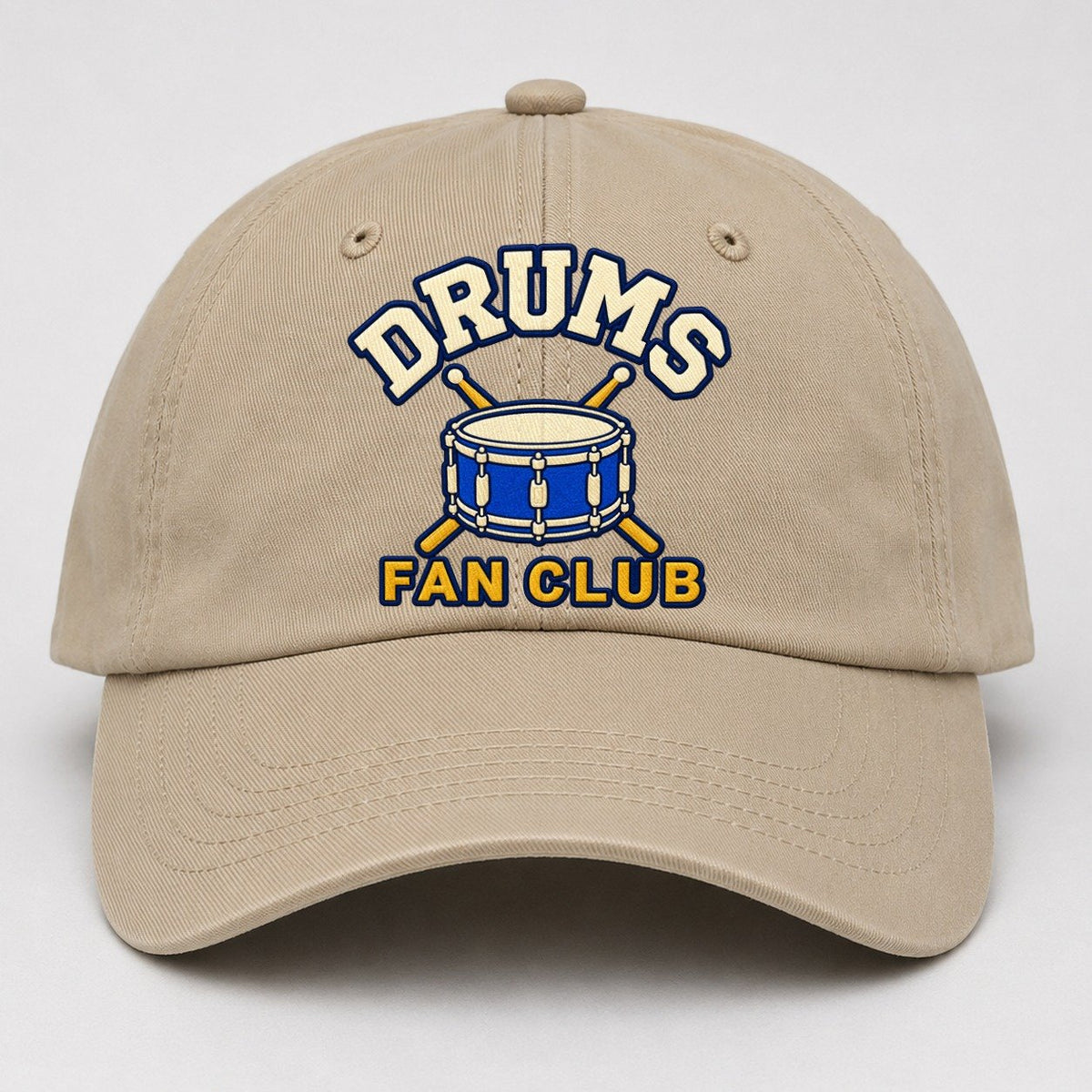 Drums Fan Club Baseball Cap – Khaki