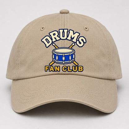 Drums Fan Club Baseball Cap – Khaki
