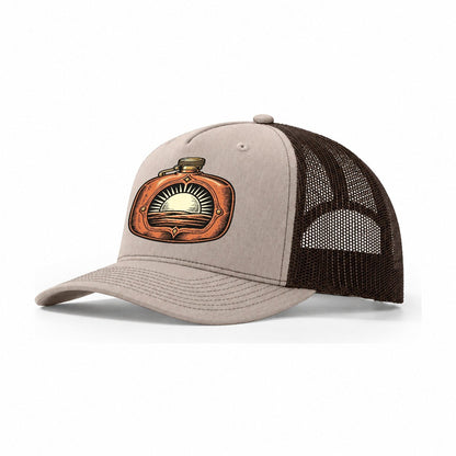 Copper Sun Flask Sundown Familiars Trucker Hat – Khaki Brown