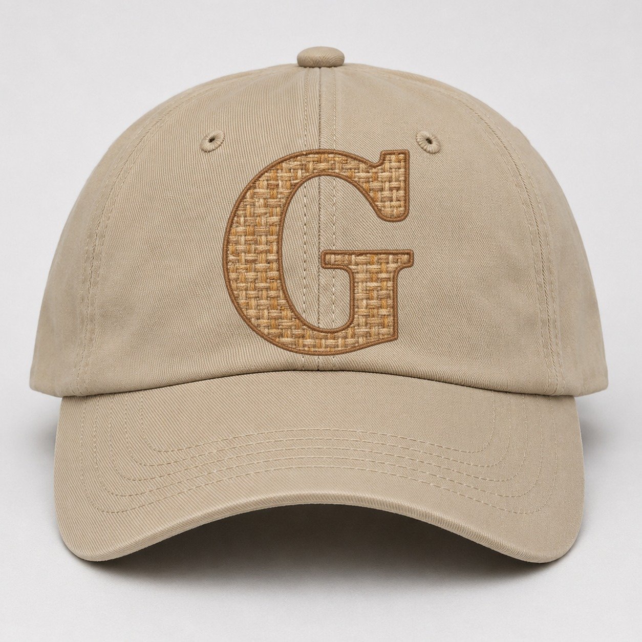 Woven Tweed G Monogram Baseball Cap – Khaki