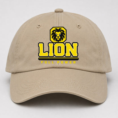 Lion Full Power Heavy Duty Baseball Cap – Khaki