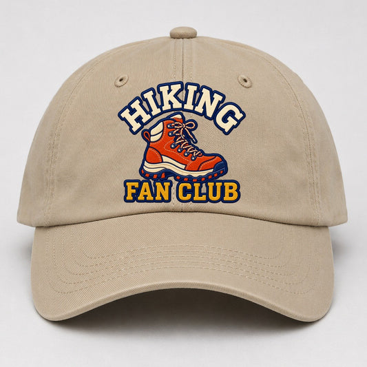 Hiking Fan Club Baseball Cap – Khaki
