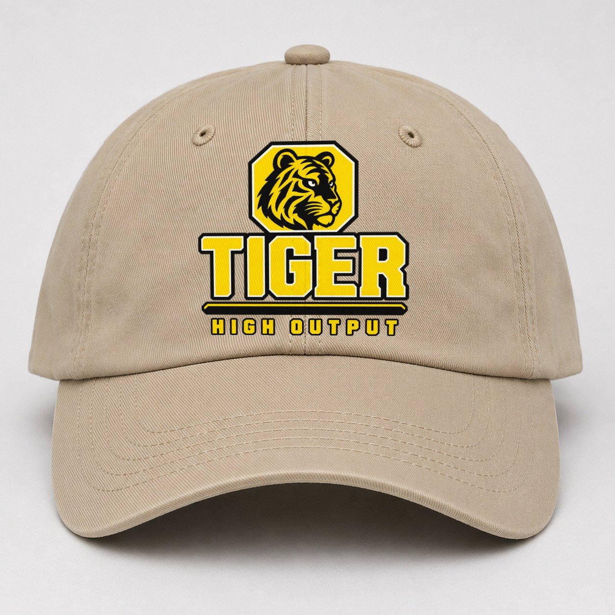 Tiger High Output Heavy Duty Baseball Cap – Khaki