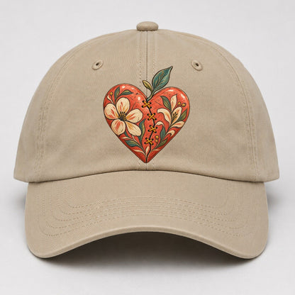 Mended Heart Golden Thread Gentle Wild Baseball Cap – Khaki