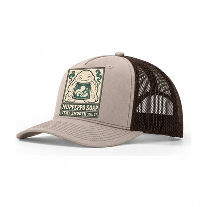 Nuppeppo Soap Yokai Night Market Trucker Hat – Khaki Brown
