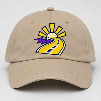 Road To Sunburst 90S Running Clubs Baseball Cap – Khaki