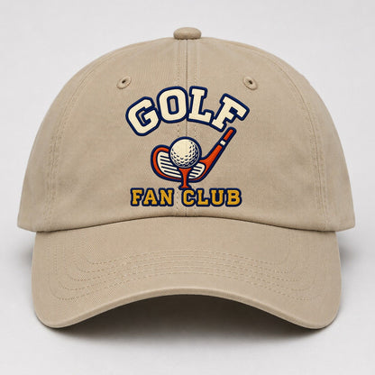 Golf Fan Club Baseball Cap – Khaki