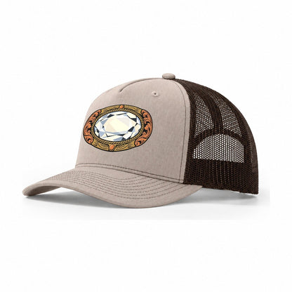 Moonstone Buckle Sundown Familiars Trucker Hat – Khaki Brown