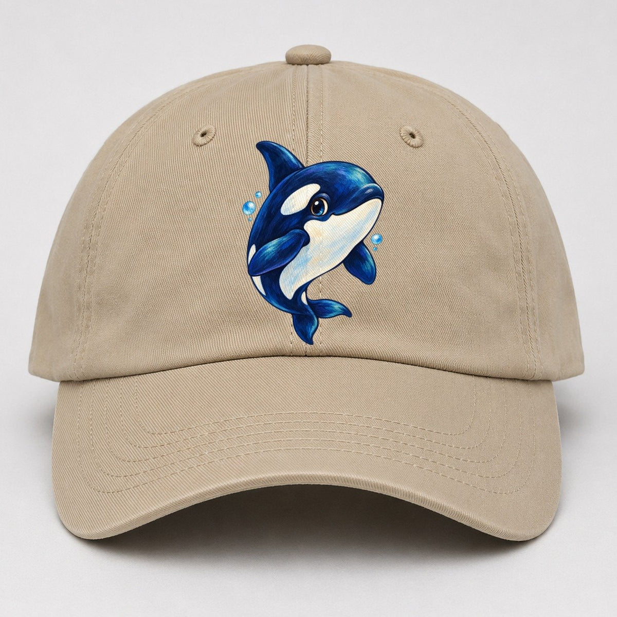 Orca Three Quarter Glide Sea Sprite Baseball Cap – Khaki