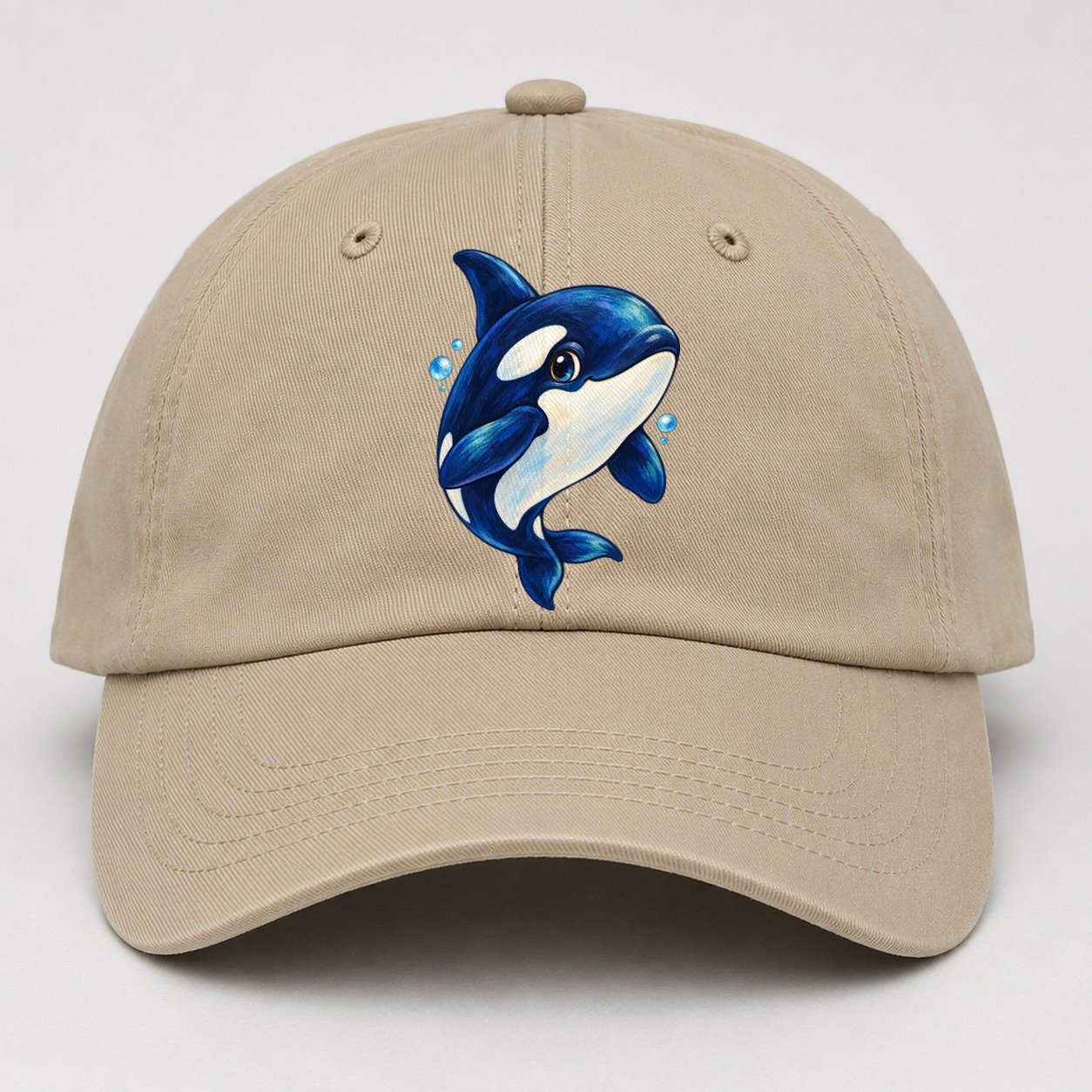 Orca Three Quarter Glide Sea Sprite Baseball Cap – Khaki