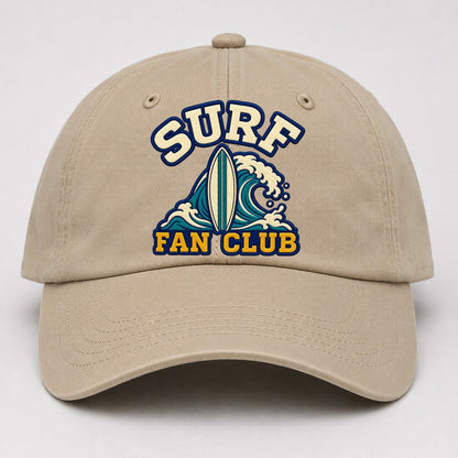 Surf Fan Club Baseball Cap – Khaki