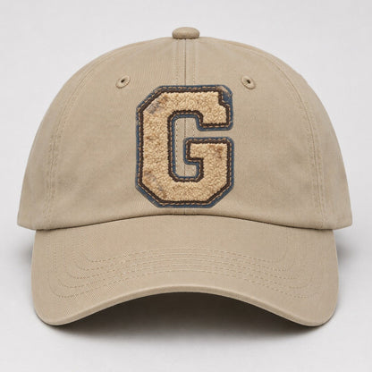 Varsity Chenille G Monogram Baseball Cap – Khaki