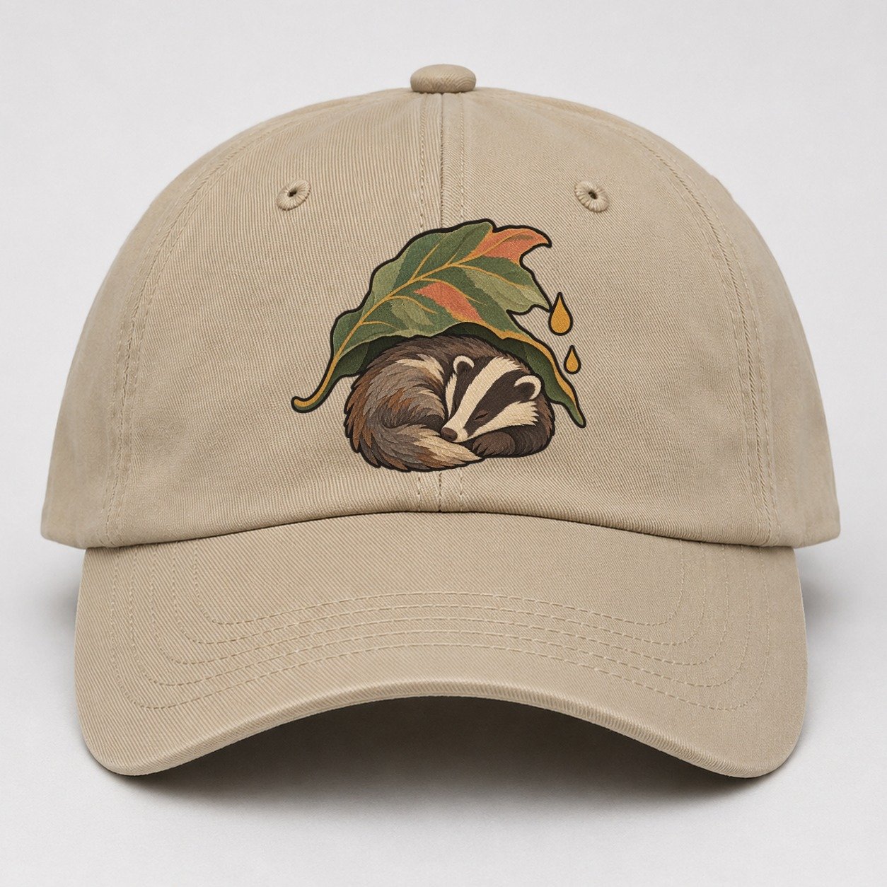 Badger Leaf Shelter Gentle Wild Baseball Cap – Khaki