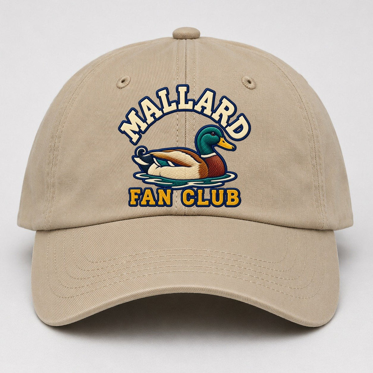 Mallard Fan Club Baseball Cap – Khaki